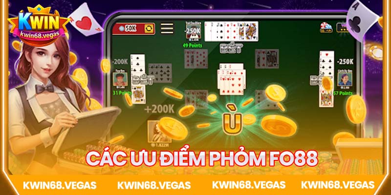 Tổng hợp các ưu điểm của cổng game bài Fo88